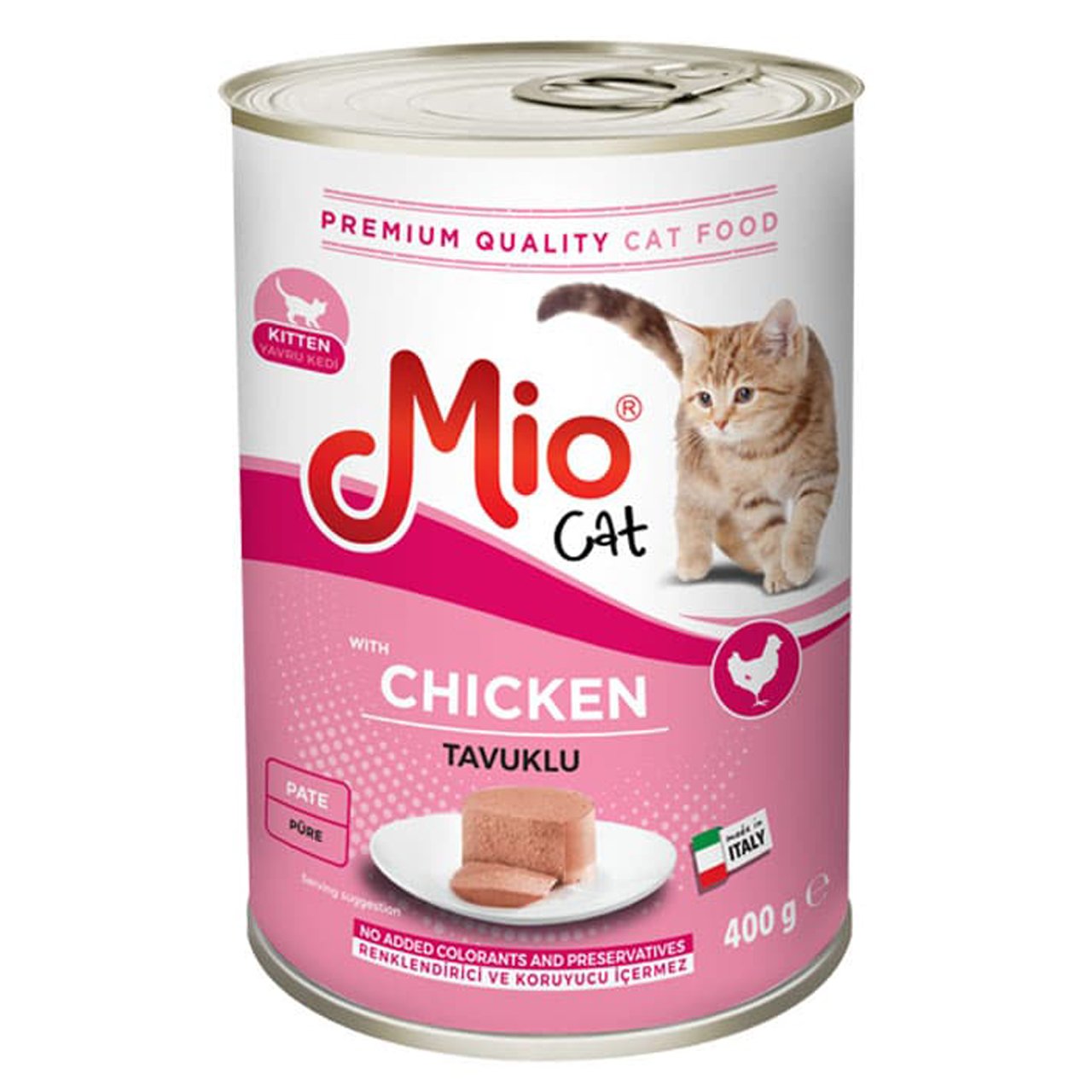 Mio Kitten Püre Tavuklu Kedi Konservesi 400 gr