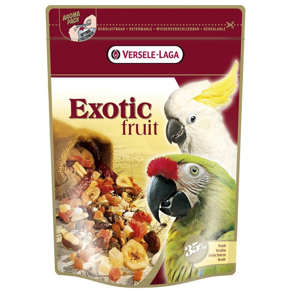 Versele Laga Exotic Fruit Papağanlar İçin Kuru Meyve Ve Tahıl Karışımı 600 g