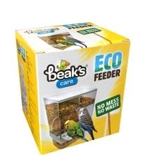 Beaks Eco Feeder Geniş Alt Hazneli Çift Bölmeli Akıllı Yemlik Kutu