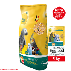 Cede Eggfood Budgie Kuru Muhabbet Kuşu Maması 5 kg (Bölünmüş)