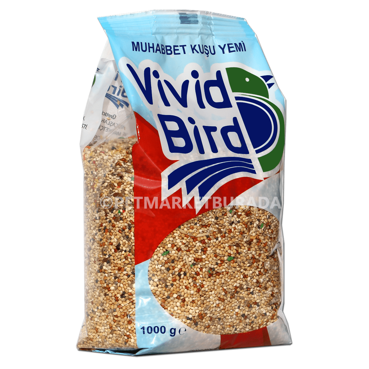 Vivid Bird Meyveli Karışık Muhabbet Kuşu Yemi 1 kg