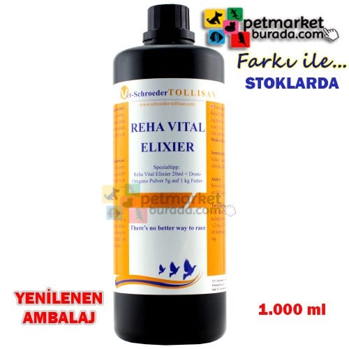 Reha Vital Eelixier-Gizli İksir 1000 ML Yenilenen Ambalaj