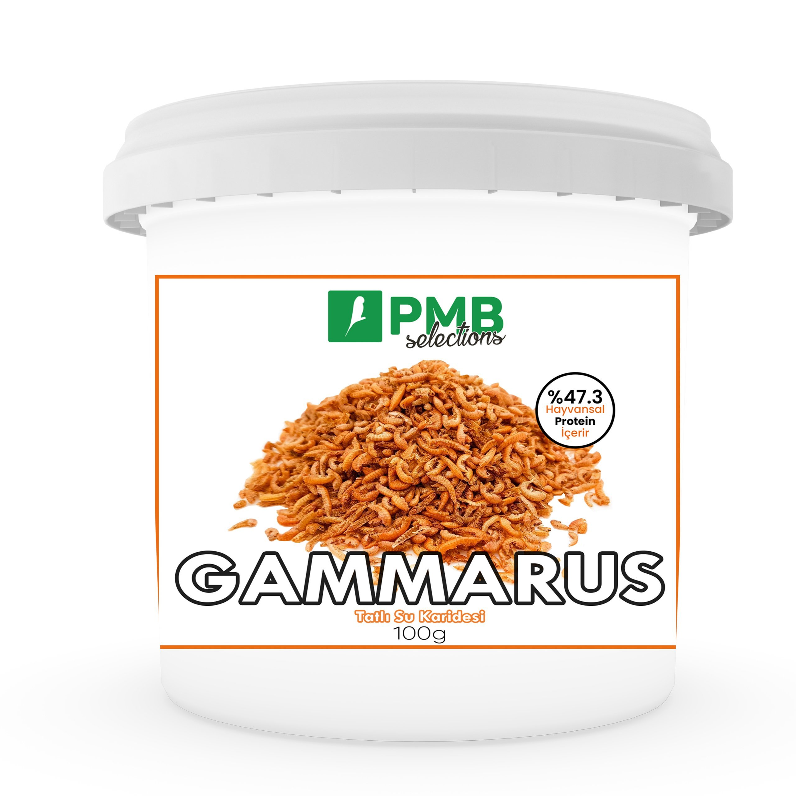 PMB Selections Gammarus Tatlı Su Karidesi Doğal Hayvansal Protein 100 g