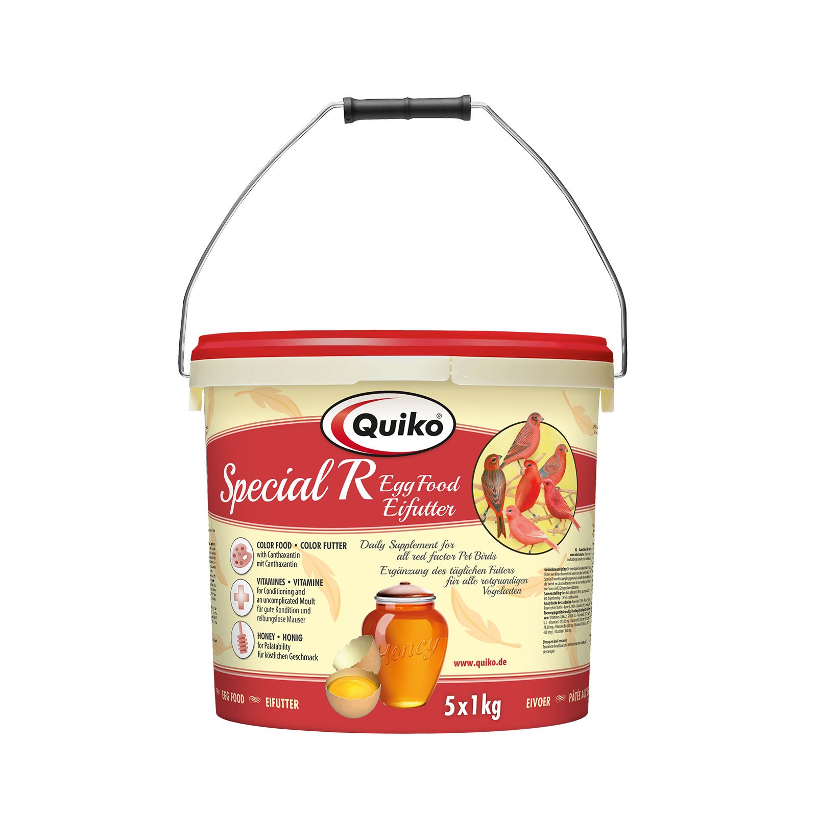 Quiko Special Red Kırmızı Renk Kanaryaları İçin Kuru Mama 5 kg