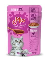 Mio Kitten Chicken Pouches Yavru Kediler İçin Tavuklu Poşet Mama 100 gr
