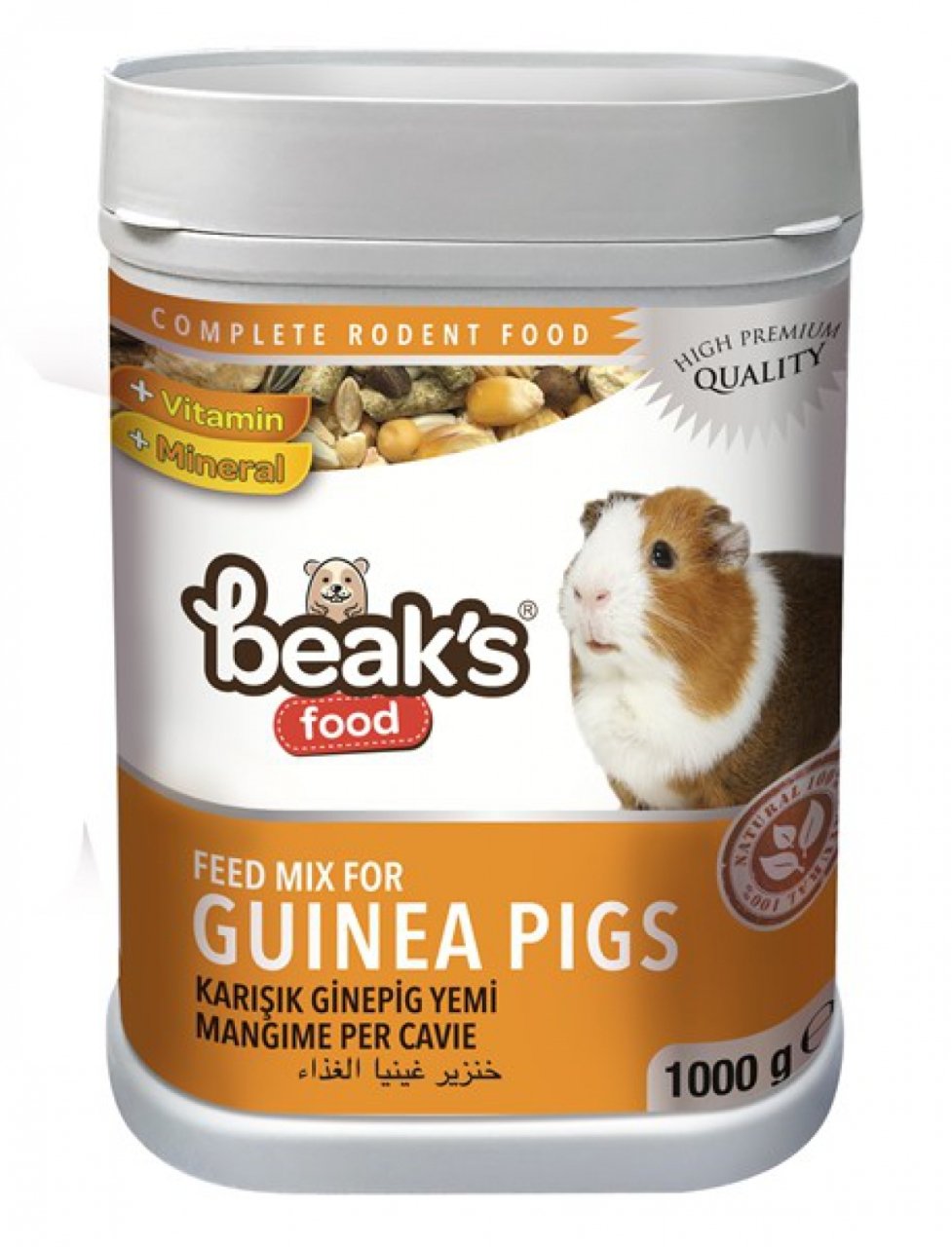 Beaks Karışık Guinea Pig Yemi 1000 gr