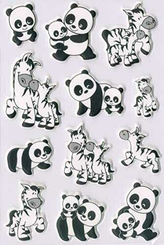 Herma Magic Etiket Foam Panda Ve Atlar
