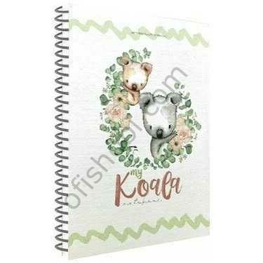 Gıpta Koala Spiralli Karton Kapak Defter A4 100 Yp Çizgili