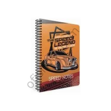 Gıpta Speed Notes Spiralli Karton Kapak Defter A4 100 Yaprak Çizgili