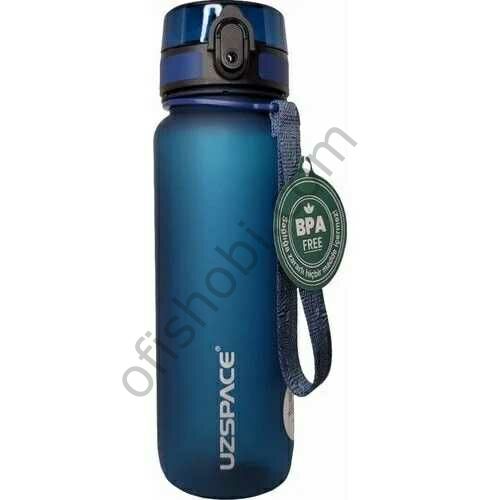 Uzspace 800 Ml Soft Touch Tritan Matara Blue