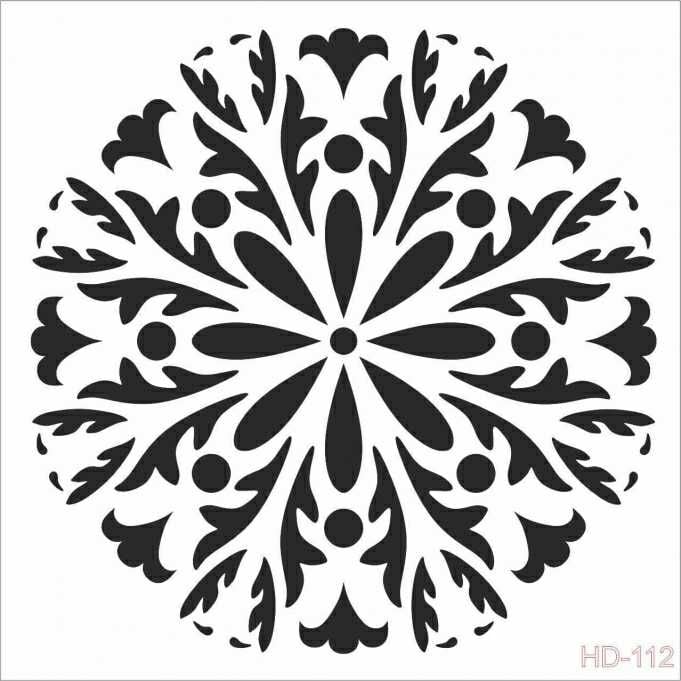 Cadence Home Decor Stencıl Hd-112 45X45