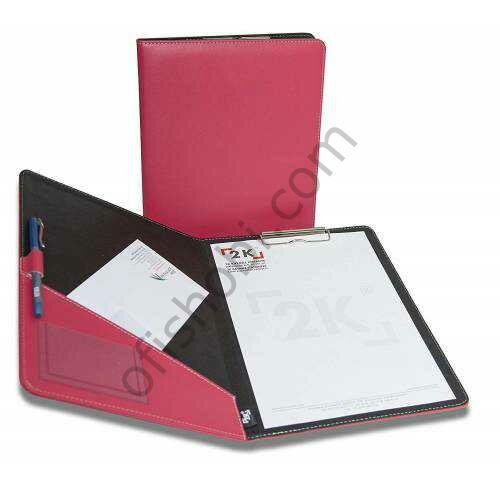 2K Sekreterlik Kapaklı A4 501-7 Fuşya 100 Yaprak 24x32 Cm