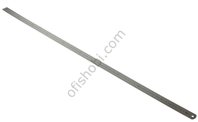 Kraf Çelik Cetvel 100 Cm İnch Ölçülü 500G