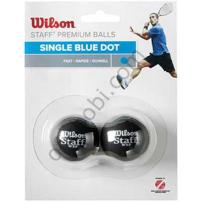 Wilson Staff Squash 2 Ball Sıngle Blue Dot