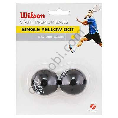Wilson Staff Squash 2 Ball Sıngle Yellow Dot