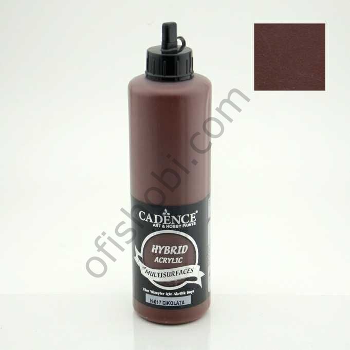 Cadence Hybrid Akrilik Multisurfaces H-017 Çikolata 500 Ml