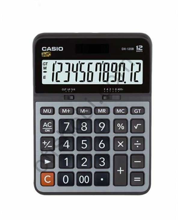 Casio Hesap Makinesi Masaüstü Dx-120B 12 Hane