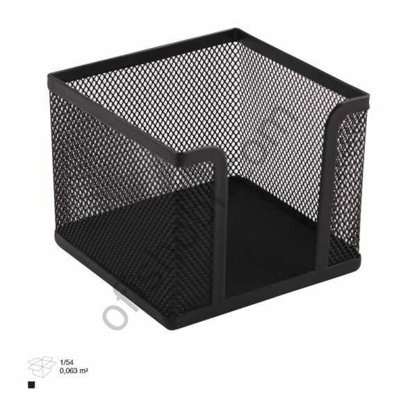 3A Metal Perfore Kare Küp Notluk Siyah