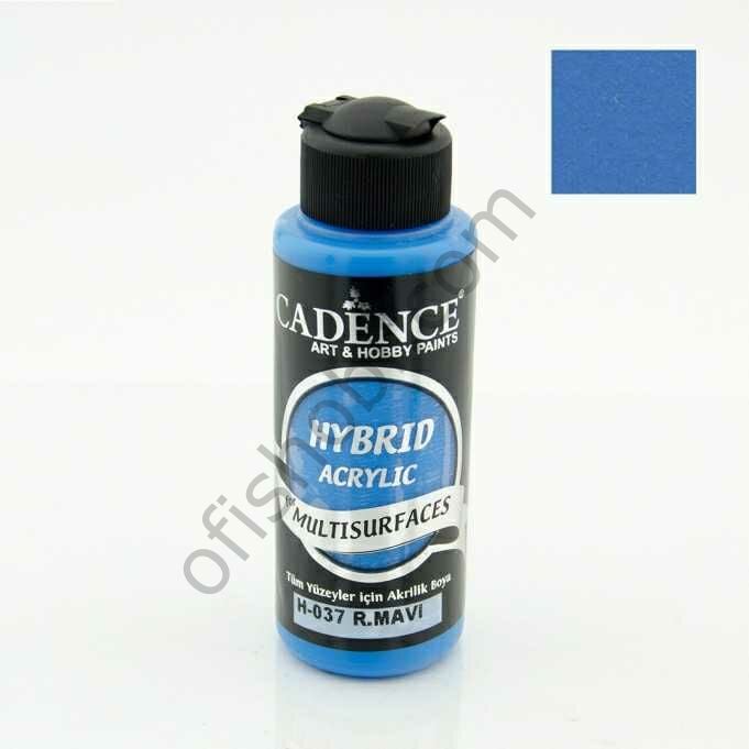 Cadence Hybrid Akrilik Multisurfaces H-037 R. Mavi 120 Ml