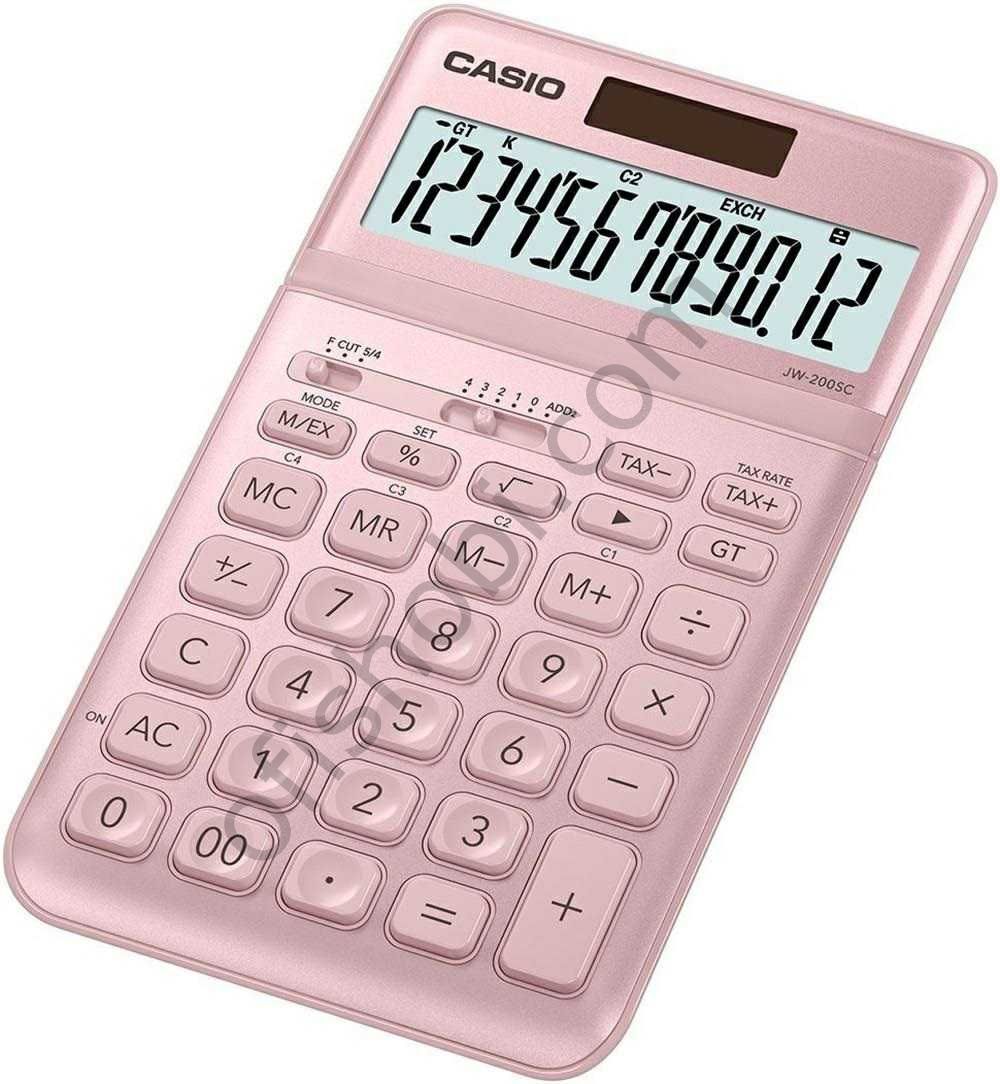 Casio Hesap Makinesi Masaüstü Jw-200Sc-Pk 12 Hane