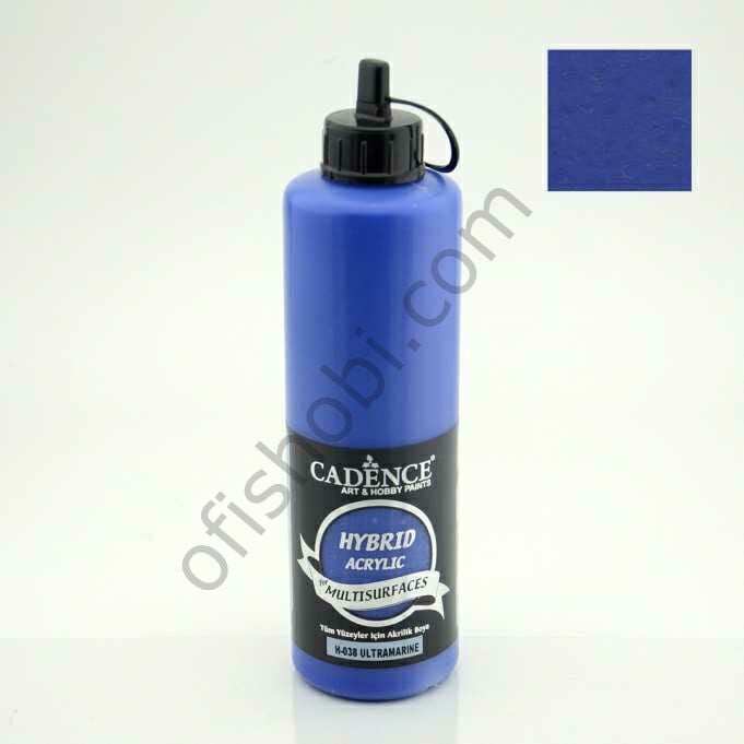 Cadence Hybrid Akrilik Multisurfaces H-038 Ultramarine 500 Ml
