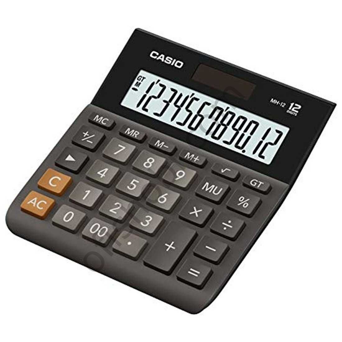 Casio Hesap Makinesi Masaüstü Mh-12 12 Hane