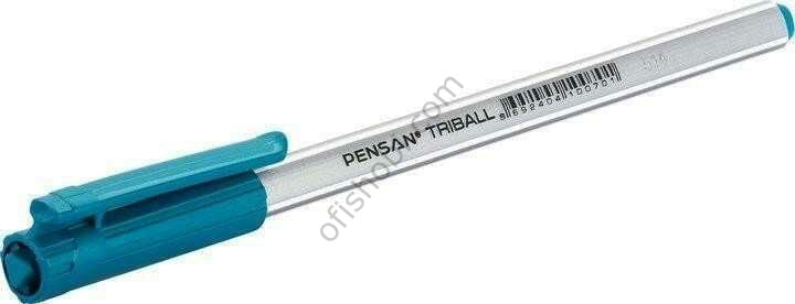 Pensan Trıball Tükenmez Kalem Mavi Yeşil