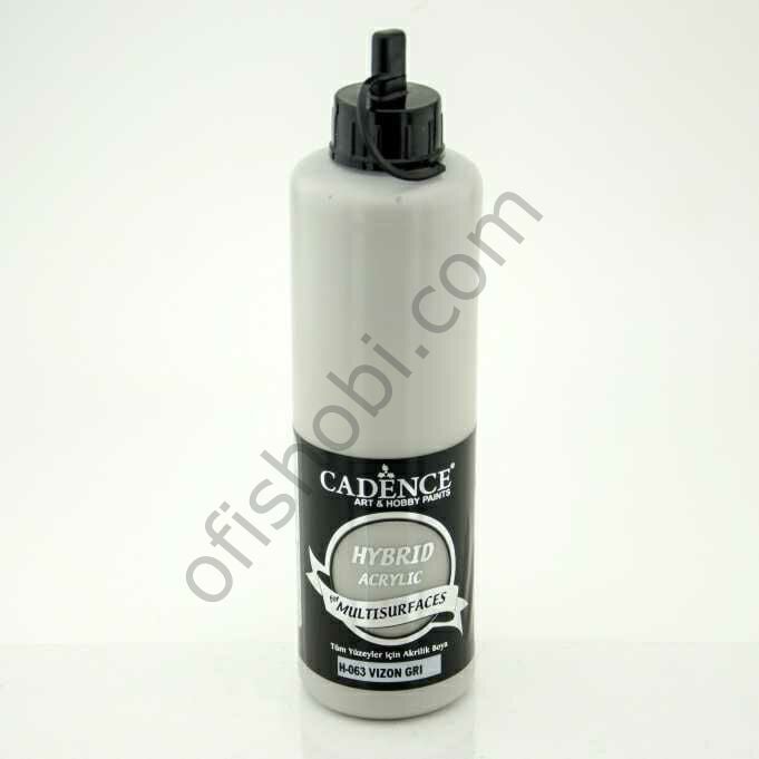 Cadence Hybrid Akrilik Multisurfaces H-063 Vizon Gri 500 Ml