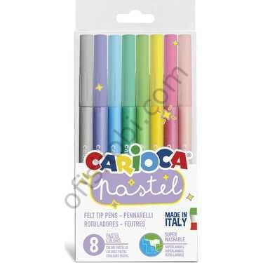 Carioca Pastel Süper Yıkanabilir Keçeli Kalem 8 Li