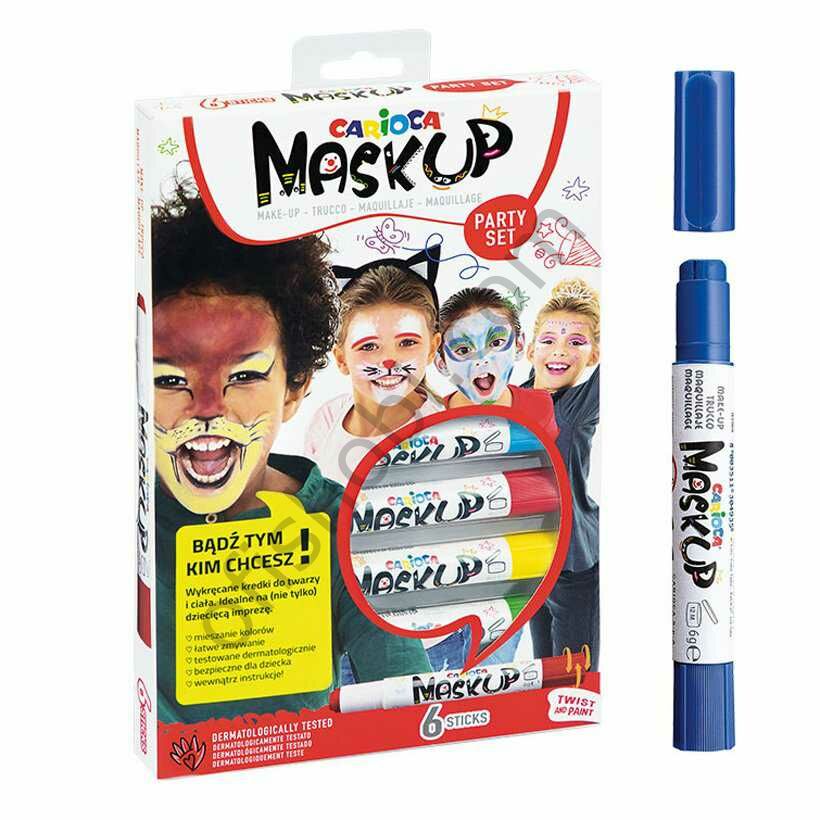Carioca Yüz Boyası 6 Gr 6 Renk