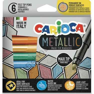 Carioca Metalik Keçeli Kalem 8 Li