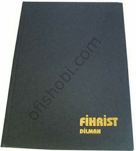 Dilman Fihrist 14,5x20,5 20 Yaprak 14 Basamak