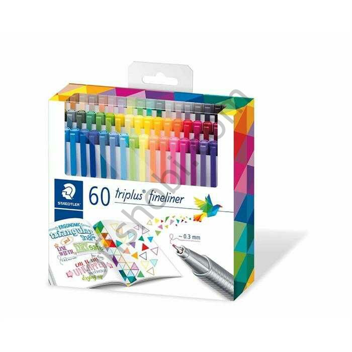 Staedtler 334 C60 Trıplus Fineliner 0.3 Mm 60 Lı