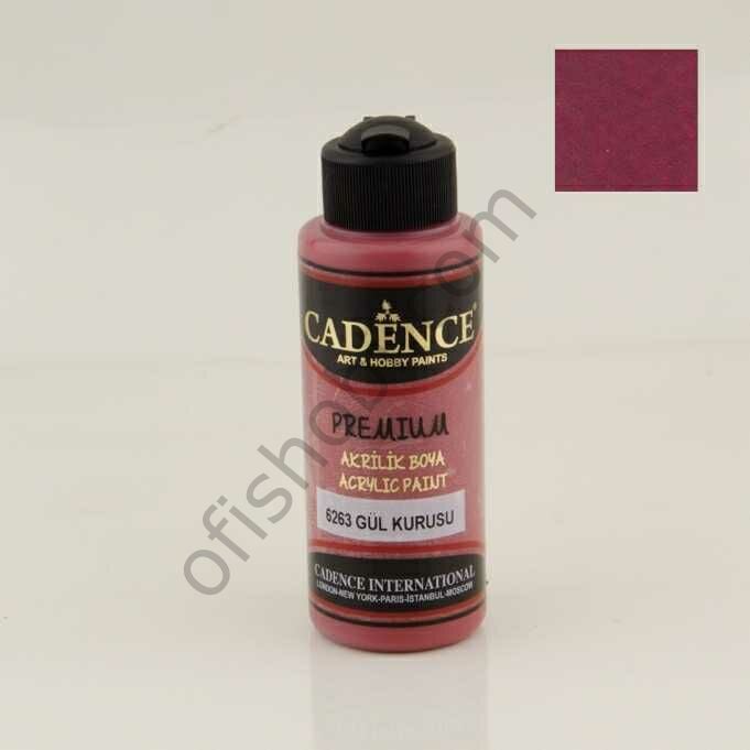 Cadence Premium Akrilik Boya 6263 Gül Kurusu 120 Ml