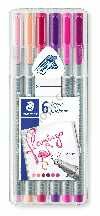 Staedtler 334 Sb6cs6 Triplus Fineliner 0.3 Mm Flamingo Renkler 6 Lı Set