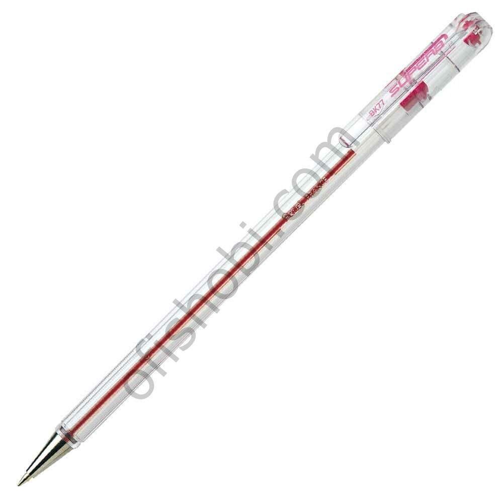 Pentel 0.7 Mm Yağ Bazlı Roller Kalem Kırmızı