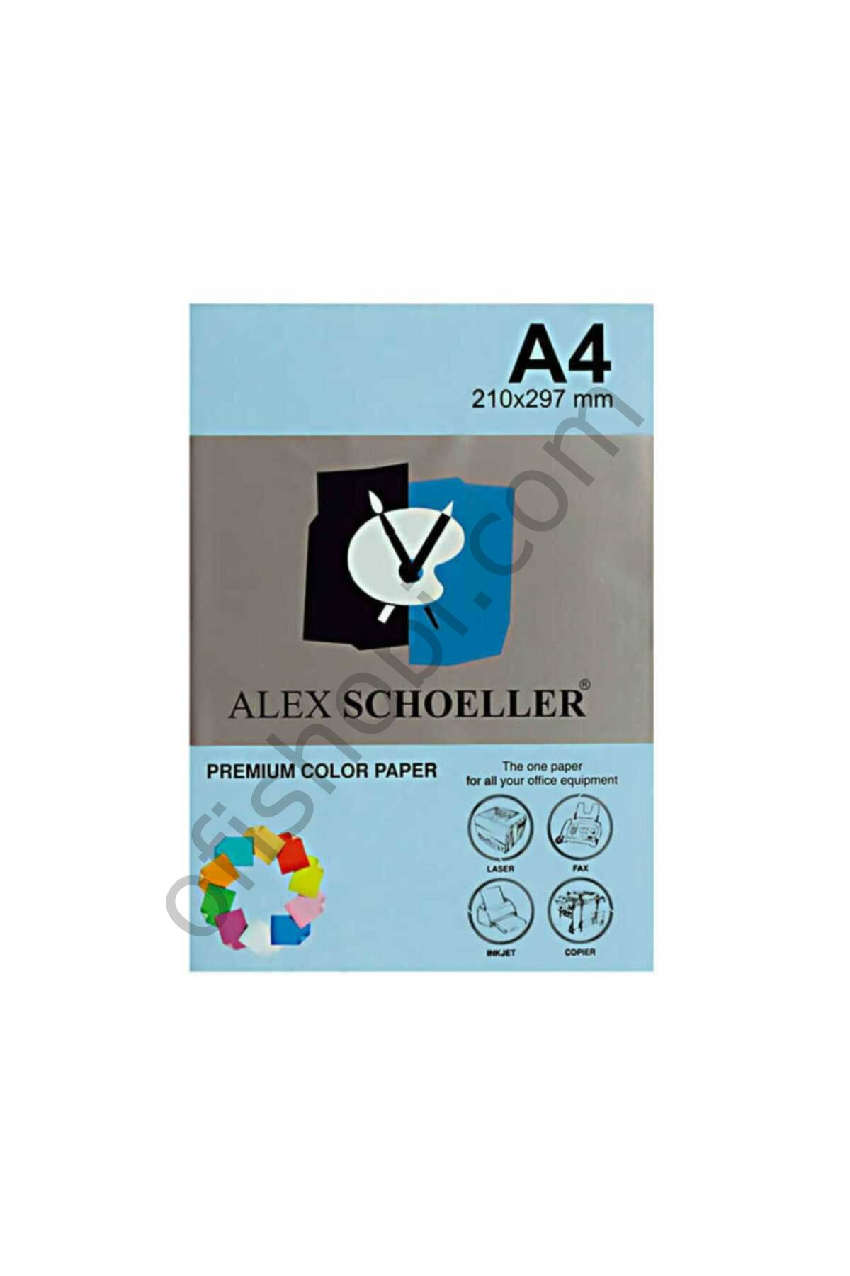 Alex Fotokopi Kağıdı A4 500 Lü Açık Mavi Alx-520