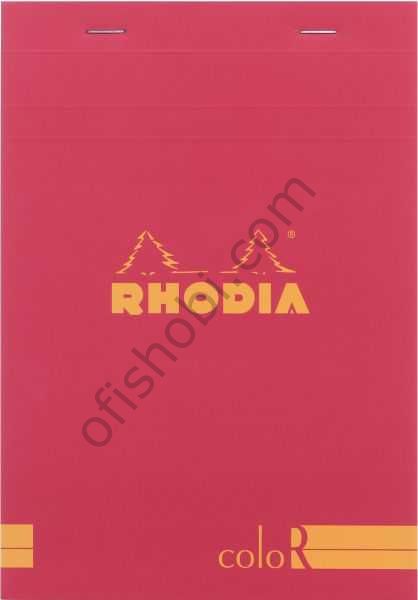 Rhodıa 148X210 Mm Çizgili Bloknot Rasperry Kapak 90 Gr Kağıt 70 Yaprak