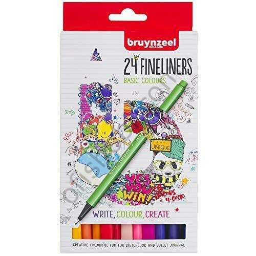 Bruynzeel Fineliner 0,4 Mm Set 24 Renk