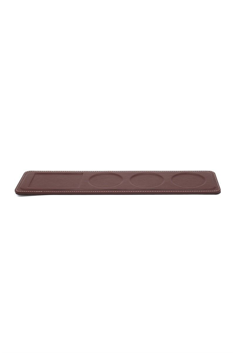 2K Bardaklık Şişelik Ve Çerezlik Masa Üstü 160-4 Bordo 9,5x42 Cm