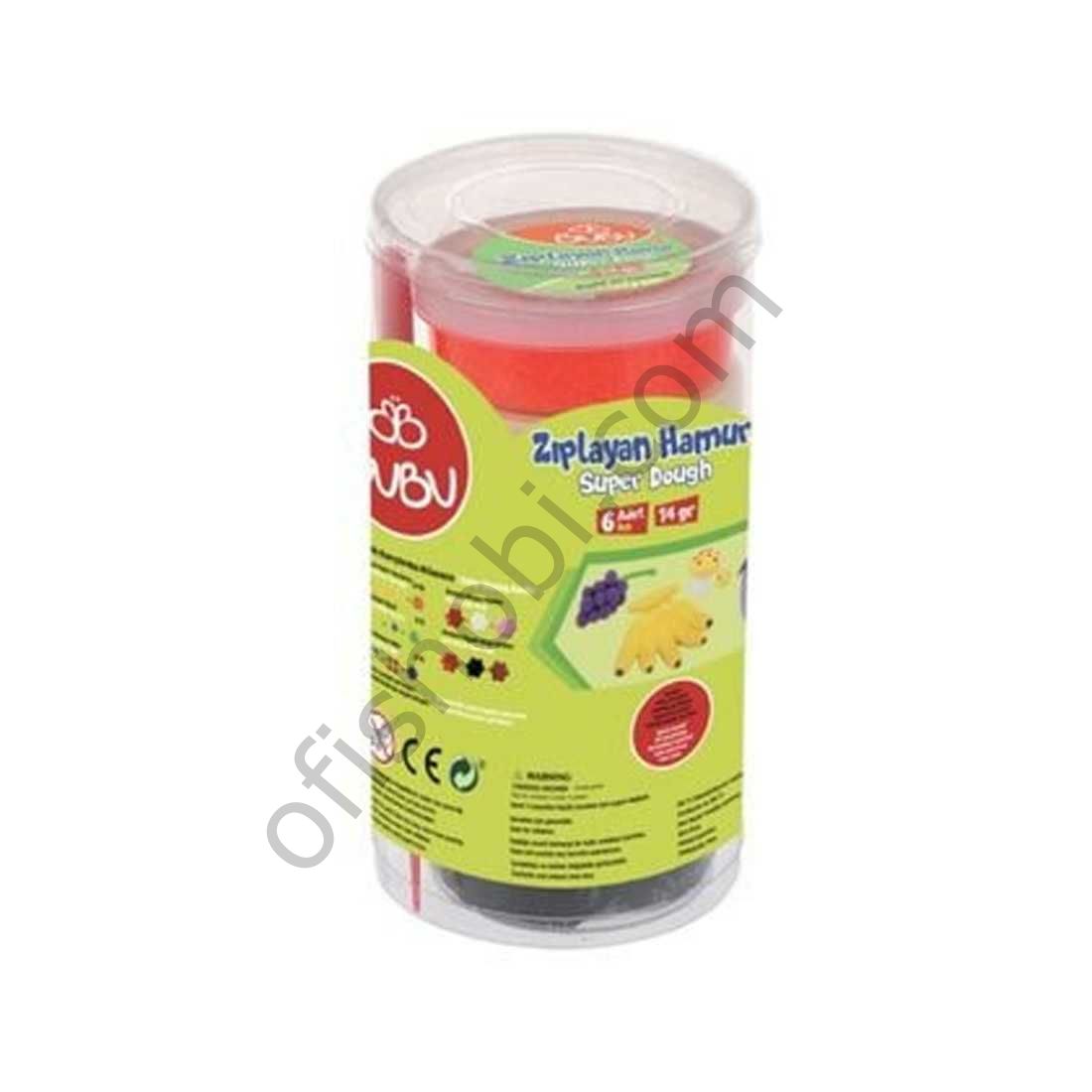 Bu-Bu Zıplayan Hamur 6 Lı Pvc