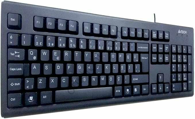A4 Tech Km-720 Siyah Q Tr Usb Kablolu Fn Multimedya Klavye