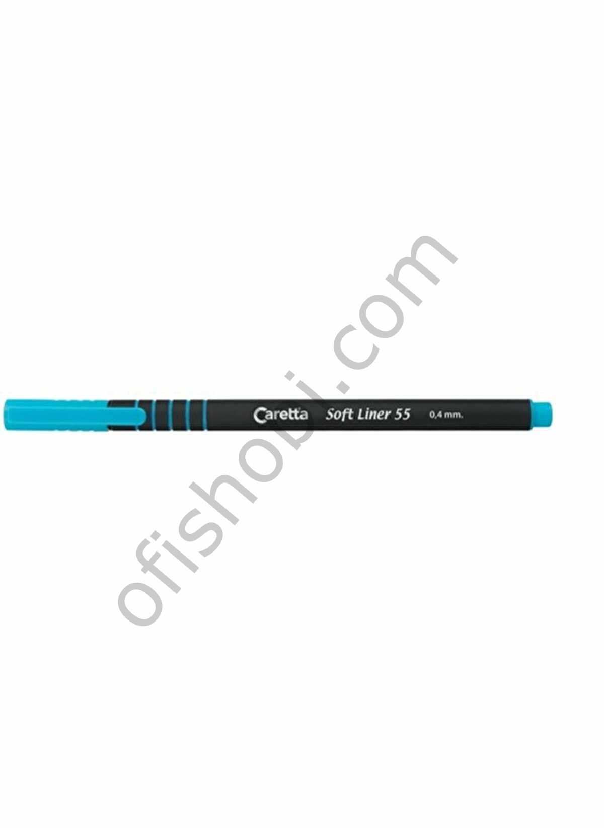 Caretta 55 Soft Liner Keçeli Kalem Açık Mavi Tekli