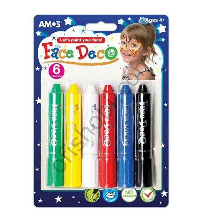 Amos Yüz Boyası 6 Lı