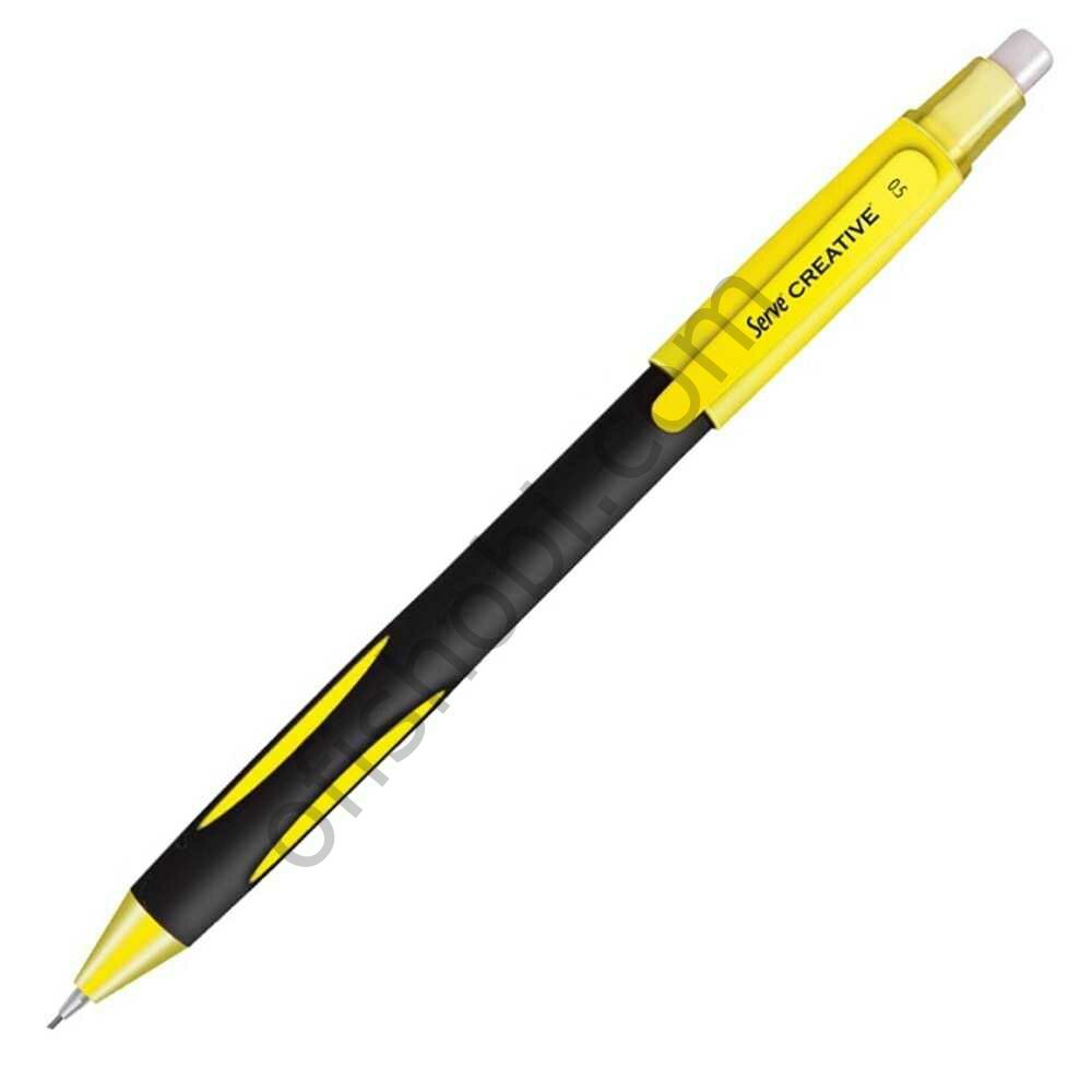 Serve Creatıve Mekanik Kurşun Kalem 05 Mm Sarı