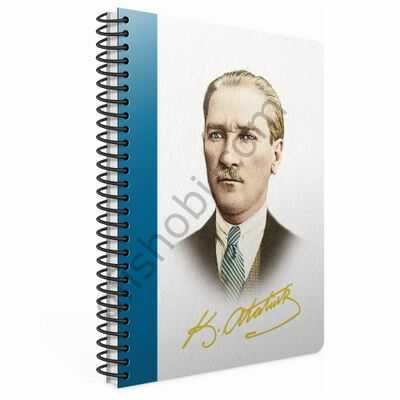 Gıpta 409-Akk Atatürk 17x24 Spiralli Günlük Ajanda