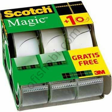 Scotch Magic Bant Kesicili 19 Mm x 7,5 M 3 Al 2 Öde
