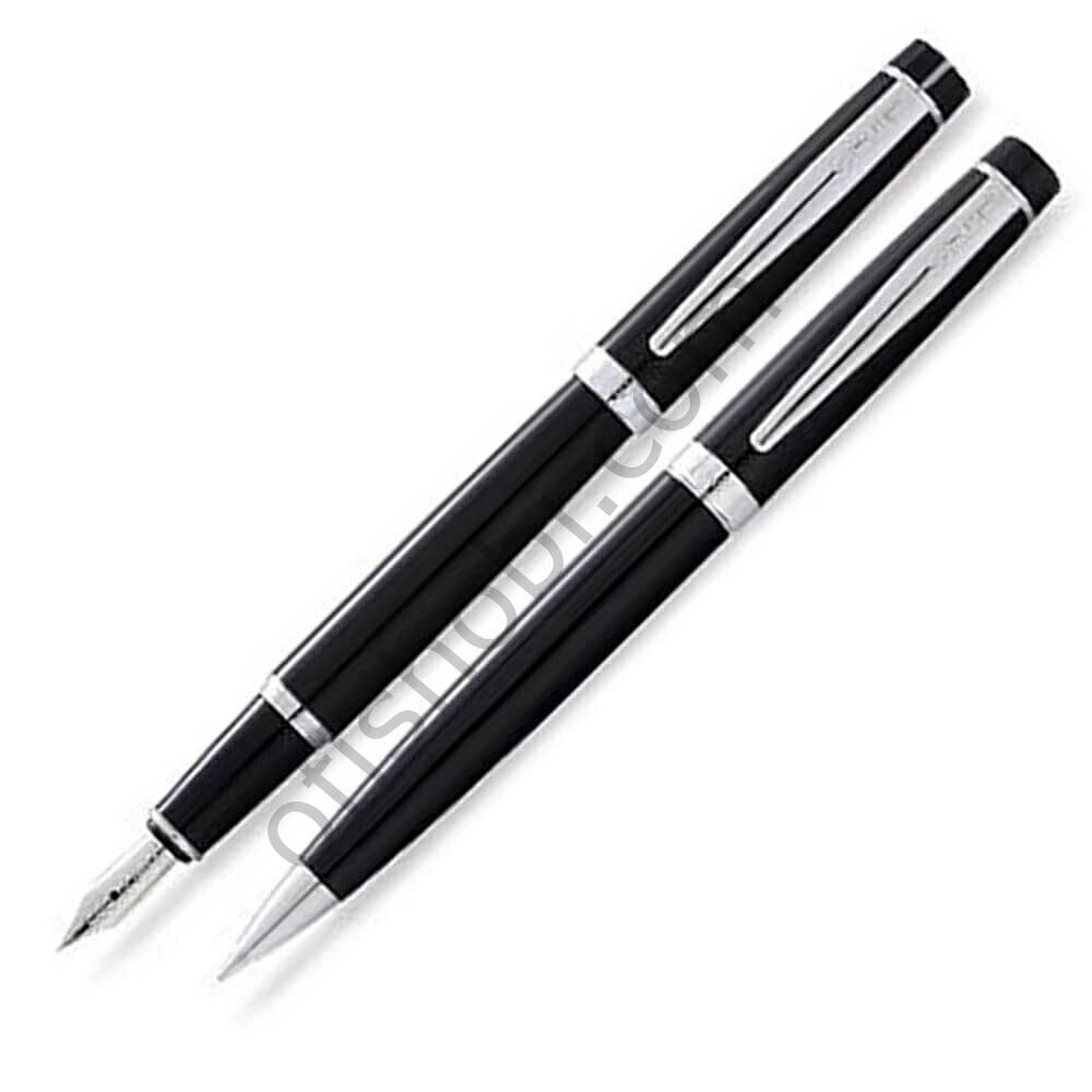 Scrikss 35 Dolmakalem - Tükenmez Kalem 2 Li Set Siyah