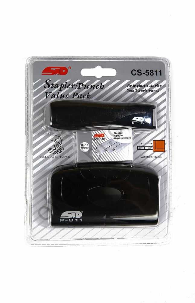 Std Zımba Makinesi + Tel + Delgeç 24/6 Set Cs-5811