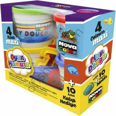 Nova Color Oyun Hamuru Maxi 4 Lü Oyuncaklı